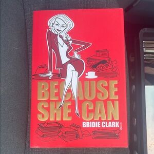 Red and Gold 'Because She Can' Book by Bridie Clark